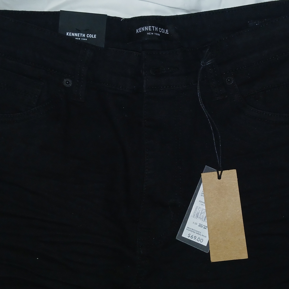 Kenneth Cole Men's Black Jeans